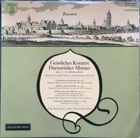 Couverture du produit · Geistliches Konzert Darmstädter Meister