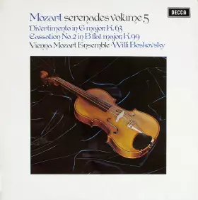 Couverture du produit · Serenades Volume 5 (Divertimento In G Major, K.63 / Cassation No.2 In B Flat Major, K.99)