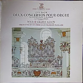 Couverture du produit · Deux Concertos Pour Orgue En Mi Bémol Majeur - En Sol Majeur / Fantaisie & Fugue En Ut Mineur