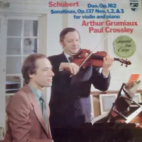 Couverture du produit · Duo, Op.162 / Sonatinas, Op. 137 Nos. 1, 2, & 3 For Violin And Piano