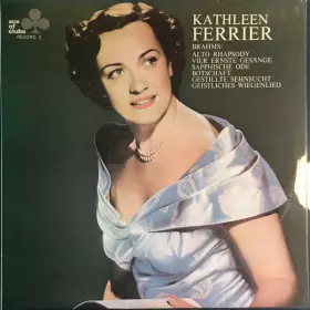 Couverture du produit · Alto Rhapsody · Vier Ernste Gesänge · Sapphische Ode · Botschaft · Gestillte Sehnsucht · Geistliches Wiegenlied