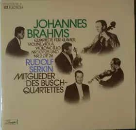 Couverture du produit · Quartette Für Klavier, Violine, Viola, Violoncello Nr. 1 Op. 25 Und Nr. 2, Op. 26