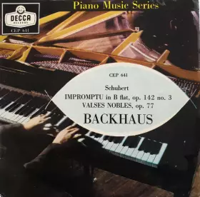 Couverture du produit · Impromptu In B Flat, Op. 142 No. 3 / Valses Nobles, Op. 77
