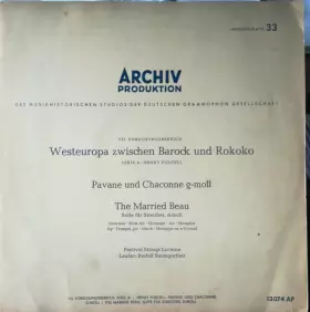 Couverture du produit · Pavane Und Chaconne G-Moll / The Married Beau, Suite Für Streicher, D-Moll