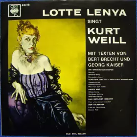 Couverture du produit · Lotte Lenya Singt Kurt Weill