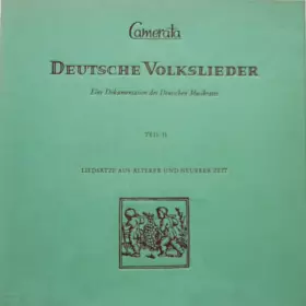 Couverture du produit · Deutsche Volkslieder - Eine Dokumentation Des Deutschen Musikrates - Teil 2- Liedsätze Aus Älterer Und Neuerer Zeit (2xlp + Box