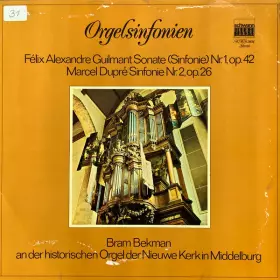 Couverture du produit · Orgelsinfonien (Bram Bekman An Der Historischen Orgel Der Nieuwe Kerk In Middelburg)