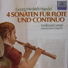 Couverture du produit · 4 Sonaten Für Flöte Und Continuo