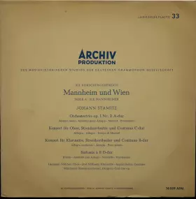 Couverture du produit · Orchestertrio Op. 1 Nr. 2 A-dur / Konzert Für  Oboe, Streichorchester Und Continuo C-dur / Konzert Für Klarinette, Streichorche