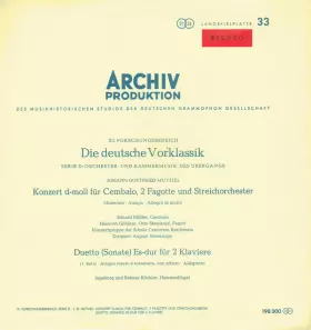 Couverture du produit · Concerto In D Minor For Harpsichord, 2 Bassoons And Strings, Duetta (Sonata) In E Flat Major For 2 Pianos