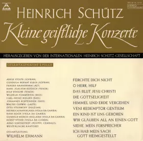 Couverture du produit · Kleine Geistliche Konzerte ( Gesamtaufnahme 2. Folge )