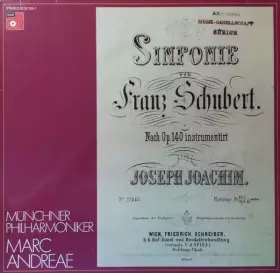 Couverture du produit · Sinfonie C-Dur Nach Op.140 Instrumentiert Von Joseph Joachim