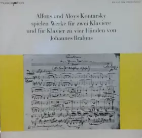 Couverture du produit · Alfons Und Aloys Kontarsky Spielen Werke Für Zwei Klaviere Und Für Klavier Zu Vier Händen Von Johannes Brahms