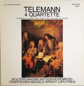 Couverture du produit · 4 Quartette Für Blockflöte, 2 Querflöten, Oboe, Fagott, Violine, Viola, Cello Und Cembalo