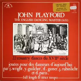 Couverture du produit · John Playford - The English Dancing Master (1651) (22 Country Dances Du XVIIᵉ Siècle)