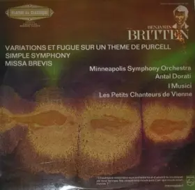 Couverture du produit · Variations Et Fugue Sur Un Thème De Purcell - Simple Symphony - Missa Brevis