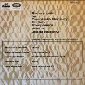 Couverture du produit · Piano Music By Twentieth Century British Composers