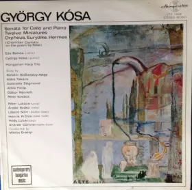 Couverture du produit · Sonata For cello And Piano / Twelve Miniatures / Orpheus, Eurydike, Hermes