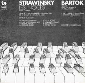 Couverture du produit · Les Noces / Sonate Pour Deux Pianos Et Percussion