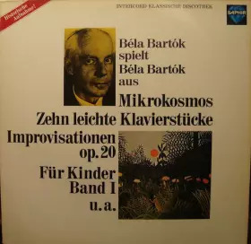 Couverture du produit · Béla Bartók Spielt Béla Bartók