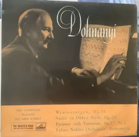 Couverture du produit · The Composer playing his own works