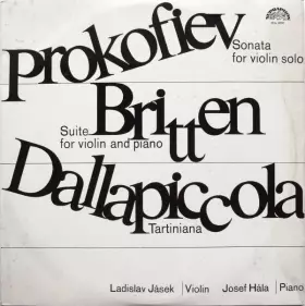 Couverture du produit · Sonata For Violin Solo / Suite For Violin And Piano / Tartiniana