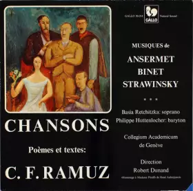 Couverture du produit · Chansons Poèmes Et Textes: C. F. Ramuz