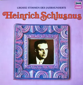 Couverture du produit · Heinrich Schlusnus