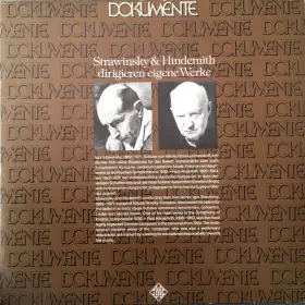 Couverture du produit · Stravinsky & Hindemith Dirigieren Eigene Werke