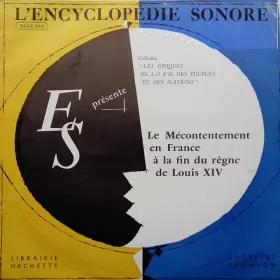Couverture du produit · Le Mécontentement En France À La Fin Du Règne De Louis XIV
