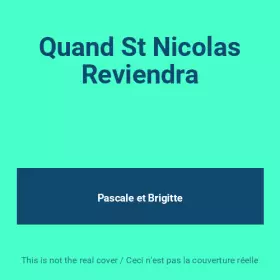 Couverture du produit · Quand St Nicolas Reviendra