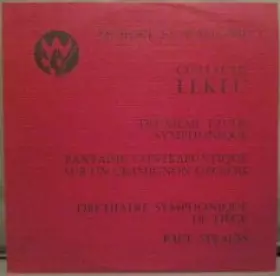 Couverture du produit · Deuxieme Etude Symphonique / Fantaisie Contrapuntique Sur Un Cramignon Liègeois