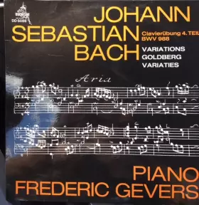 Couverture du produit · Clavierübung 4. Teil BWV 988 - Variations Goldberg Variaties