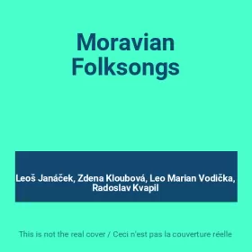 Couverture du produit · Moravian Folksongs