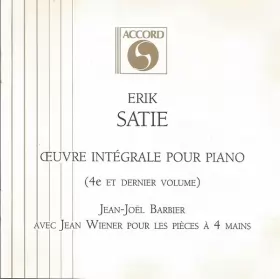 Couverture du produit · Œuvre Intégrale Pour Piano (4e Et Dernier Volume)