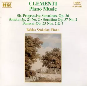 Couverture du produit · Piano Music (Six Progressive Sonatinas, Op. 36 • Sonata Op. 24 No. 2 • Sonatina Op. 37 No. 2 • Sonatas Op. 25 Nos. 2 & 5)