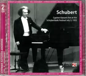 Couverture du produit · Cyprien Katsaris Archives Vol.8 - Schubert 