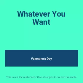 Couverture du produit · Whatever You Want