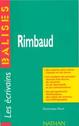 Couverture du produit · Rimbaud : Résumés, commentaires critiques, documents complémentaires