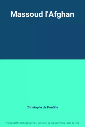 Couverture du produit · Massoud l'Afghan