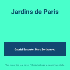 Couverture du produit · Jardins de Paris