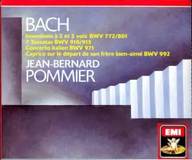 Couverture du produit · Inventions À 2 Et 3 Voix BWV 772/801 7 Toccatas BWV 910/915 Concerto Italien BWV 971 Caprice Sur Le Départ De Son Frère Bien-Ai