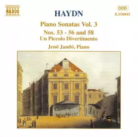 Couverture du produit · Piano Sonatas, Vol. 3 (Nos. 53 - 56 & 58 / Un Piccolo Divertimento)