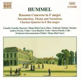 Couverture du produit · Bassoon Concerto In F Major / Introduction, Theme And Variations / Clarinet Quartet In E Flat Major