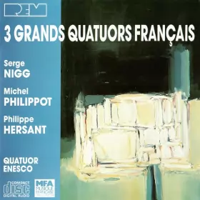 Couverture du produit · 3 Grands Quatuors Français