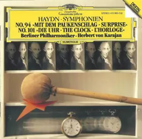 Couverture du produit · Symphonien No. 94 »Mit Dem Paukenschlag  Surprise« • No. 101 »Die Uhr  The Clock  L'Horloge«
