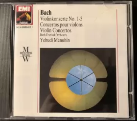 Couverture du produit · Bach Violinkonzerte 1-3  Concertos Pour Violin  Violin Concertos