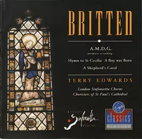 Couverture du produit · A.M.D.G. - Hymn To St Cecilia - A Boy Was Born - A Shepherd's Carol