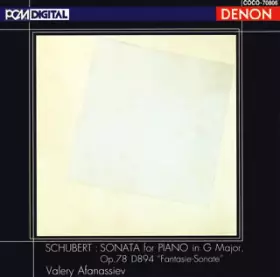 Couverture du produit · Sonata For Piano In G-Major Op.78 D894 "Fantasie Sonate"