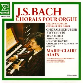 Couverture du produit · Chorals Pour Orgue  Organ Chorales  Choräle Für Orgel : Chorals Schübler BWV 645-650, Jesus Bleibet Meine Freude (Cantate BWV 1
